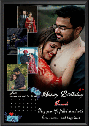 birthday photo frame